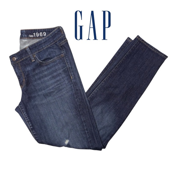 GAP Denim - GAP 1969 (EUC) Always Skinny Women’s Lightly Distressed Jeans, Size 10